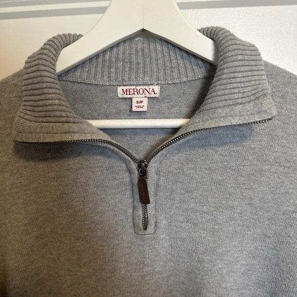 SALE 3/$15 Pullover sweater with 1/4 zip - Picture 2 of 4